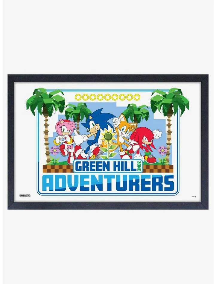 Promo โญ Sonic the Hedgehog Adventures Framed Wood Wall Art ๐ 1 Promo โญ Sonic the Hedgehog Adventures Framed Wood Wall Art ๐