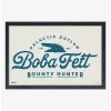 Flash Sale 🎉 Star Wars Book of Boba Fett Bounty Hunter Framed Wood Wall Art ⭐