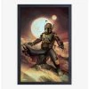 Flash Sale 😀 Star Wars Book of Boba Fett Mountain Top Framed Wood Wall Art 🤩