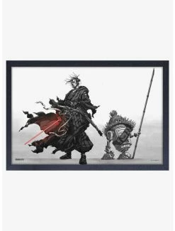 Buy 🔔 Star Wars Visions Anakin and R2D2 Framed Wood Wall Art 🥰
