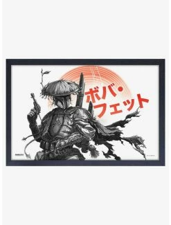 Best deal 🔥 Star Wars Visions Boba Framed Wood Wall Art 😀