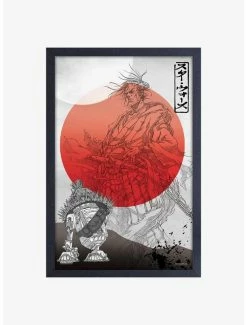 Promo 🎉 Star Wars Visions Red Moon Framed Wood Wall Art 🎁