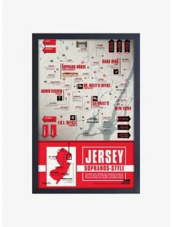 Discount 🧨 The Sopranos Framed Wood Wall Art 😍