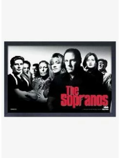 Buy 🥰 The Sopranos Logo Framed Wood Wall Art 🛒
