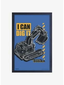 Cheapest 😀 Tonka Dig It Framed Wood Wall Art ❤️