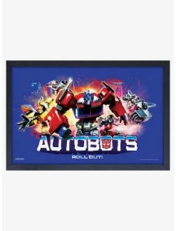 Best Sale ⌛ Transformers Autobots Framed Wood Wall Art ⌛