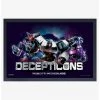 Best Pirce 🎁 Transformers Decepticons Framed Wood Wall Art ⭐