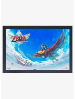 Cheap 🤩 Nintendo Legend of Zelda Skyward Sword Crimson Loftwing Framed Wood Wall Art 🎉