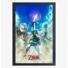 Discount 😉 Nintendo Legend of Zelda Skyward SwordLink Attack Pose Framed Wood Wall Art ❤️