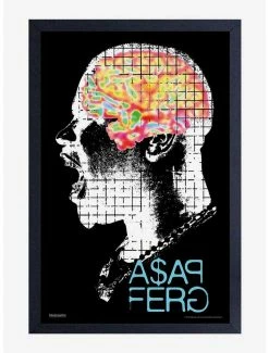 New ❤️ ASAP Ferg Scream Framed Wood Wall Art ✨