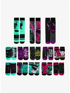 Flash Sale 🌟 Universal Monsters Frankenstein & The Bride Of Frankenstein Gift Sock Set ✨ -Furniture Outlet Store 18022132 av3