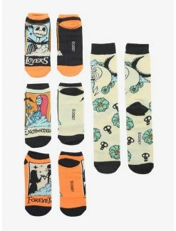 Coupon 🤩 The Nightmare Before 🎄 Christmas Tarot Card 🧦 Socks 4 Pair ✨ -Furniture Outlet Store 18022134 av1