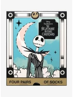 Coupon 🤩 The Nightmare Before 🎄 Christmas Tarot Card 🧦 Socks 4 Pair ✨ -Furniture Outlet Store 18022134 av2