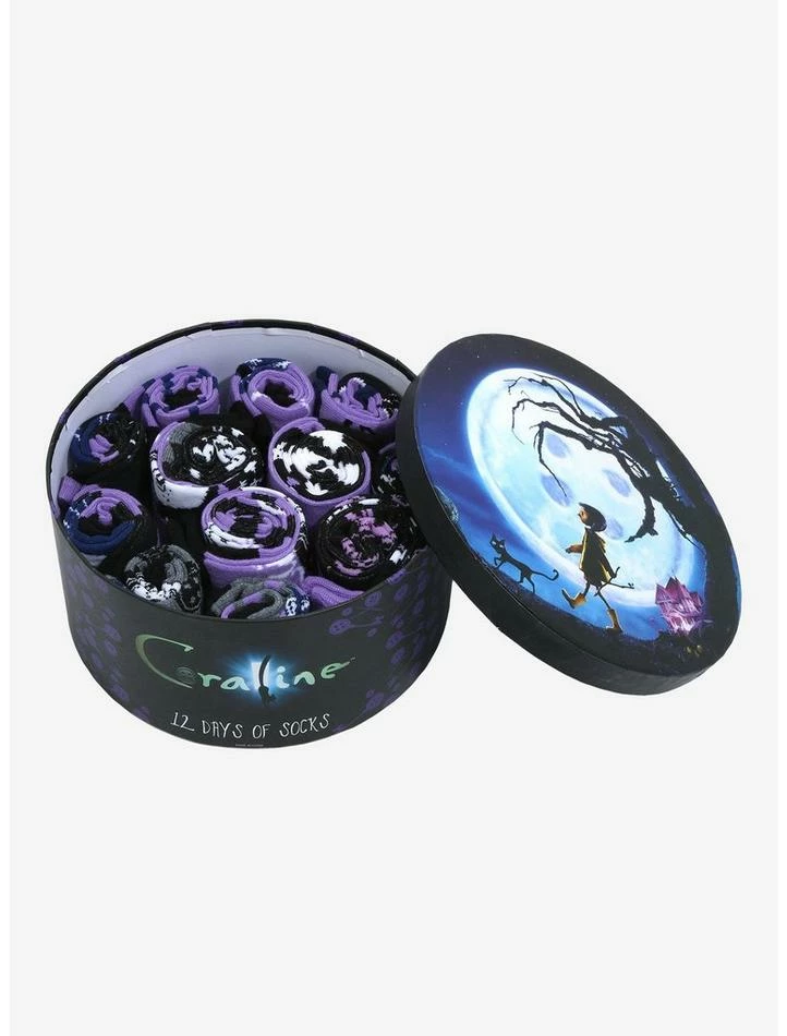 Promo π Coraline Dark Purple Sock Set 12 Pair π₯° 2 Promo π Coraline Dark Purple Sock Set 12 Pair π₯° - Image 2