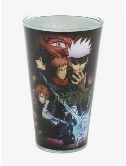Outlet 🌟 Jujutsu Kaisen Group Collage Pint Glass 🔥