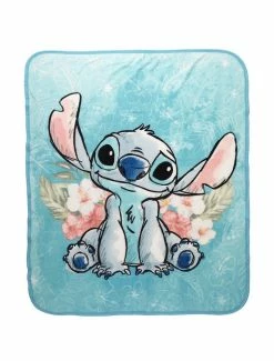 Promo 🎉 Disney Lilo & Stitch Watercolor Sketch Throw Blanket 🎉