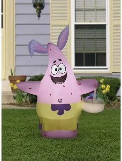 New 🎁 SpongeBob SquarePants Airblown Patrick in Easter Outfit ❤️ -Furniture Outlet Store 18106782 av1