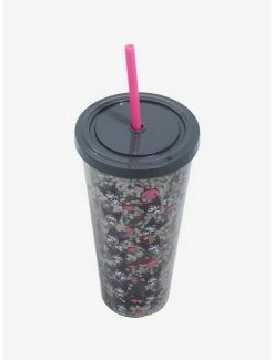 New 🧨 Kuromi Skull Glitter Acrylic Travel Cup 🌟 -Furniture Outlet Store 18132306 av2