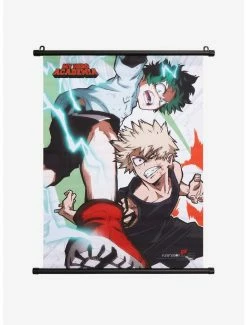Outlet 🎁 My Hero Academia Fight Wall Scroll 👏