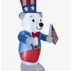 Deals ✔️ Airblown Inflatable Patriotic Polar Bear 🛒