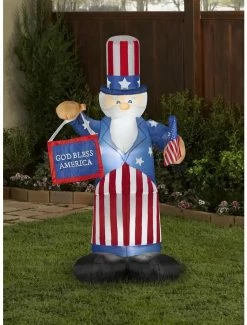 Budget ❤️ Airblown Inflatable Uncle Sam with Flag and Banner 🛒 -Furniture Outlet Store 18218875 av1