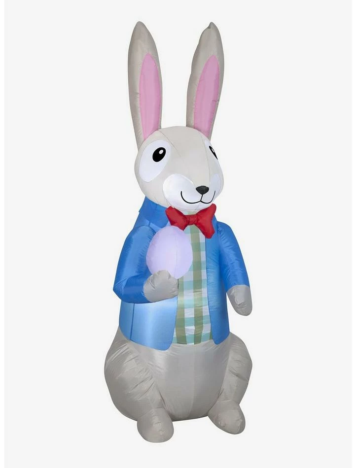 Best Pirce ⌛ Airblown Inflatable Dapper Easter Bunny with Egg ❤️ 1 Best Pirce ⌛ Airblown Inflatable Dapper Easter Bunny with Egg ❤️