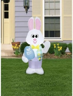 Flash Sale 💯 Airblown Inflatable Easter Bunny Small 🎉 -Furniture Outlet Store 18218889 av1