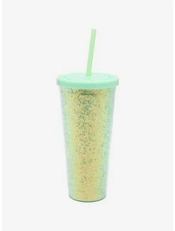 Hot Sale 🛒 Green Glitter Acrylic Travel Cup 👍 -Furniture Outlet Store 18220894 av1