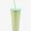 Hot Sale 🛒 Green Glitter Acrylic Travel Cup 👍