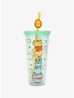 Best Pirce 🔥 Disney Winnie The Pooh Hunny Acrylic Travel Cup 🤩