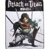 Budget ⌛ Attack On Titan Logo Eren Throw Blanket 💯