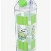 Promo 👍 Keroppi Stripe Milk Carton Water Bottle 🎁