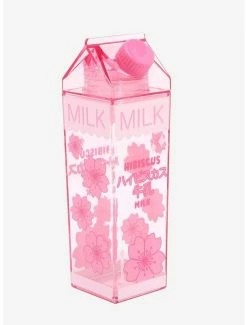 Cheapest ๐งจ Hibiscus Milk Carton Water Bottle ๐