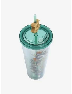 Best Pirce 😍 Harry Potter Hogwarts Floral Acrylic Travel Cup 🔔 -Furniture Outlet Store 18333434 av2