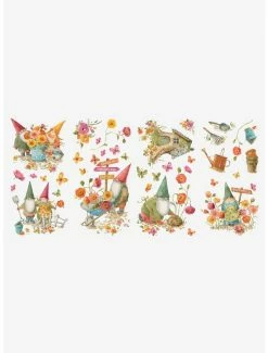 Best Sale ⭐ Lisa Audit Garden Gnomes Peel And Stick Wall Decals 👍