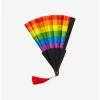 Budget 🛒 Rainbow Tassel Fan ⌛