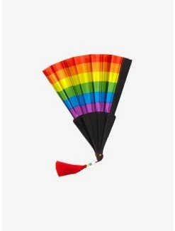 Budget ๐ Rainbow Tassel Fan โ