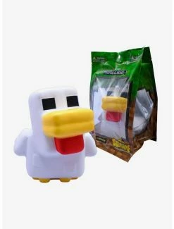 Cheapest 🔔 Minecraft Chicken Mega SquishMe Figure 🔔