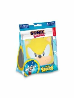 Flash Sale ❤️ Sonic The Hedgehog SquishMe Super Sonic Figure 🤩 -Furniture Outlet Store 18438916 av2
