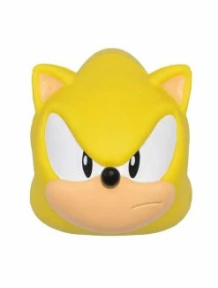 Flash Sale ❤️ Sonic The Hedgehog SquishMe Super Sonic Figure 🤩