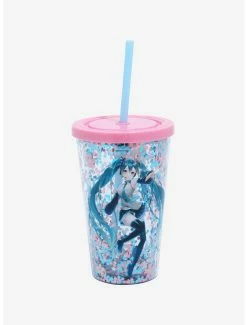 Buy ❤️ Hatsune Miku Glitter Acrylic Travel Cup 🧨