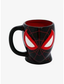 Buy 🔔 Marvel Spider-Man Miles Morales Figural Mug ❤️