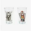 Discount 👍 The Nightmare Before 🎄 Christmas Jack & Sally Pint Glass Set 😍