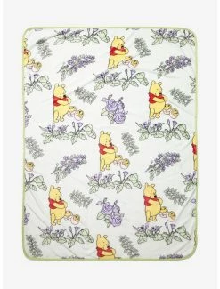 Best Pirce ❤️ Disney Winnie The Pooh Flower Throw Blanket ✔️