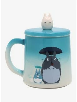Brand new 🧨 Studio Ghibli My Neighbor Totoro Umbrella Mug With Lid 🥰