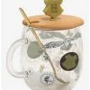 Cheap ✔️ Harry Potter Hogwarts Glass Mug With Lid & Stirring Spoon 🔥
