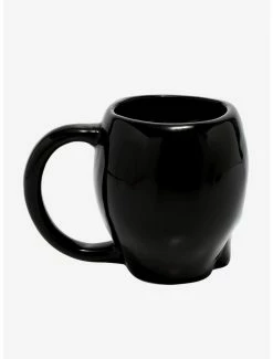 Deals 😉 Black Skull Figural Mug 🔥 -Furniture Outlet Store 18536943 av1