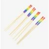 Discount ❤️ Rainbow Bamboo Chopstick Set 🌟