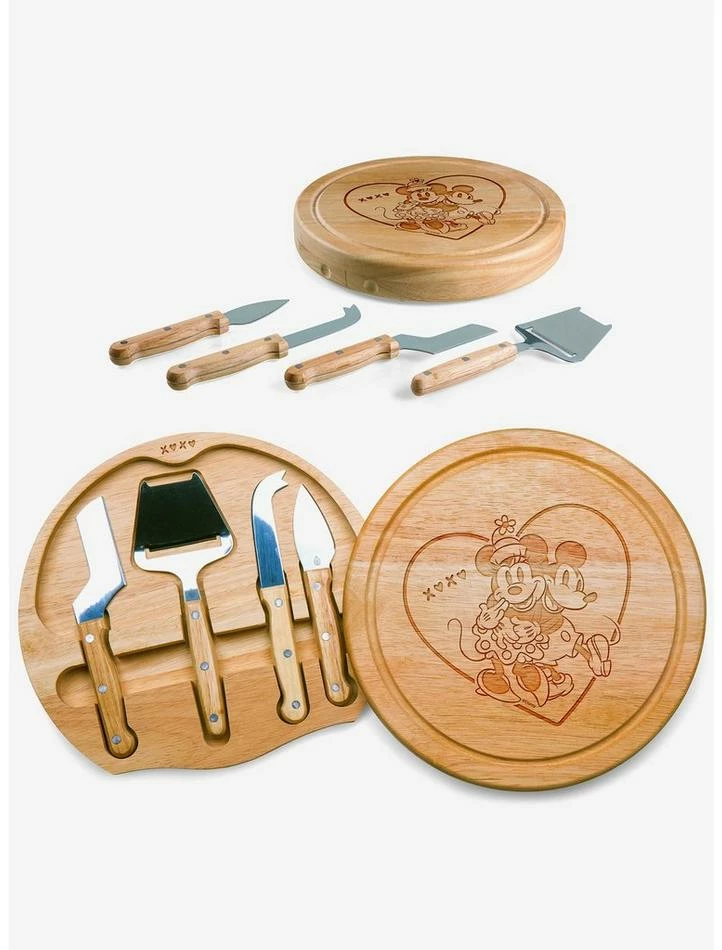 New โ๏ธ Disney Mickey and Minnie Mouse Heart Circo Cheese Cutting Board & Tools Set ๐คฉ 4 New โ๏ธ Disney Mickey and Minnie Mouse Heart Circo Cheese Cutting Board & Tools Set ๐คฉ - Image 4