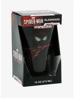 Discount 😍 Marvel Spider-Man Miles Morales Pint Glass 🛒 -Furniture Outlet Store 18624680 av3